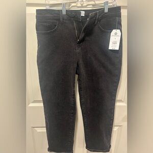 Black Denim Boyfriend Jeans